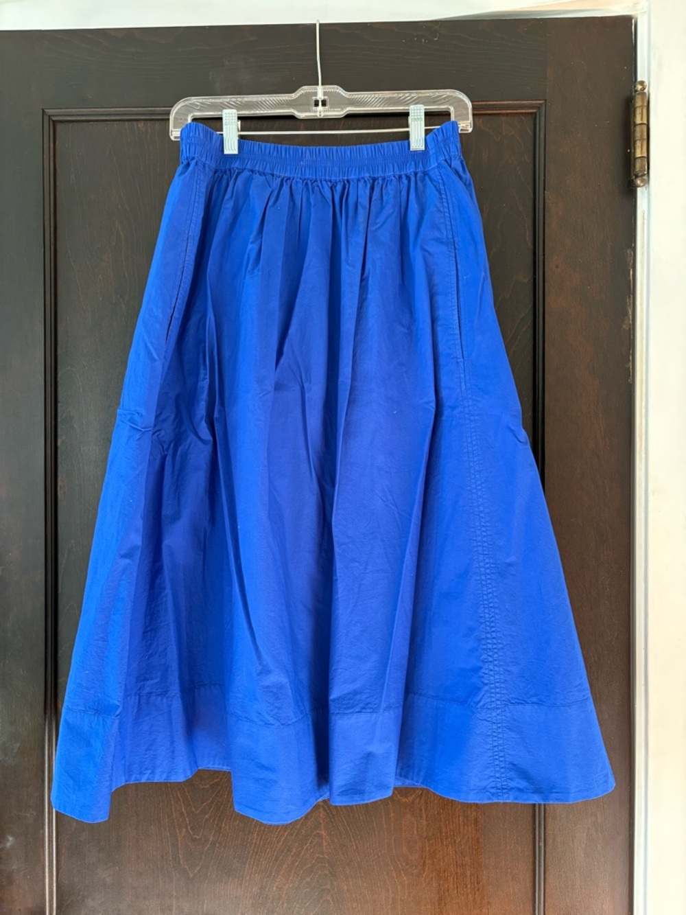 Alex Mill Cobalt Midi Full Skirt